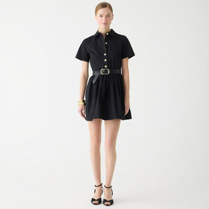 J.Crew A-line shirtdress in chino 10
